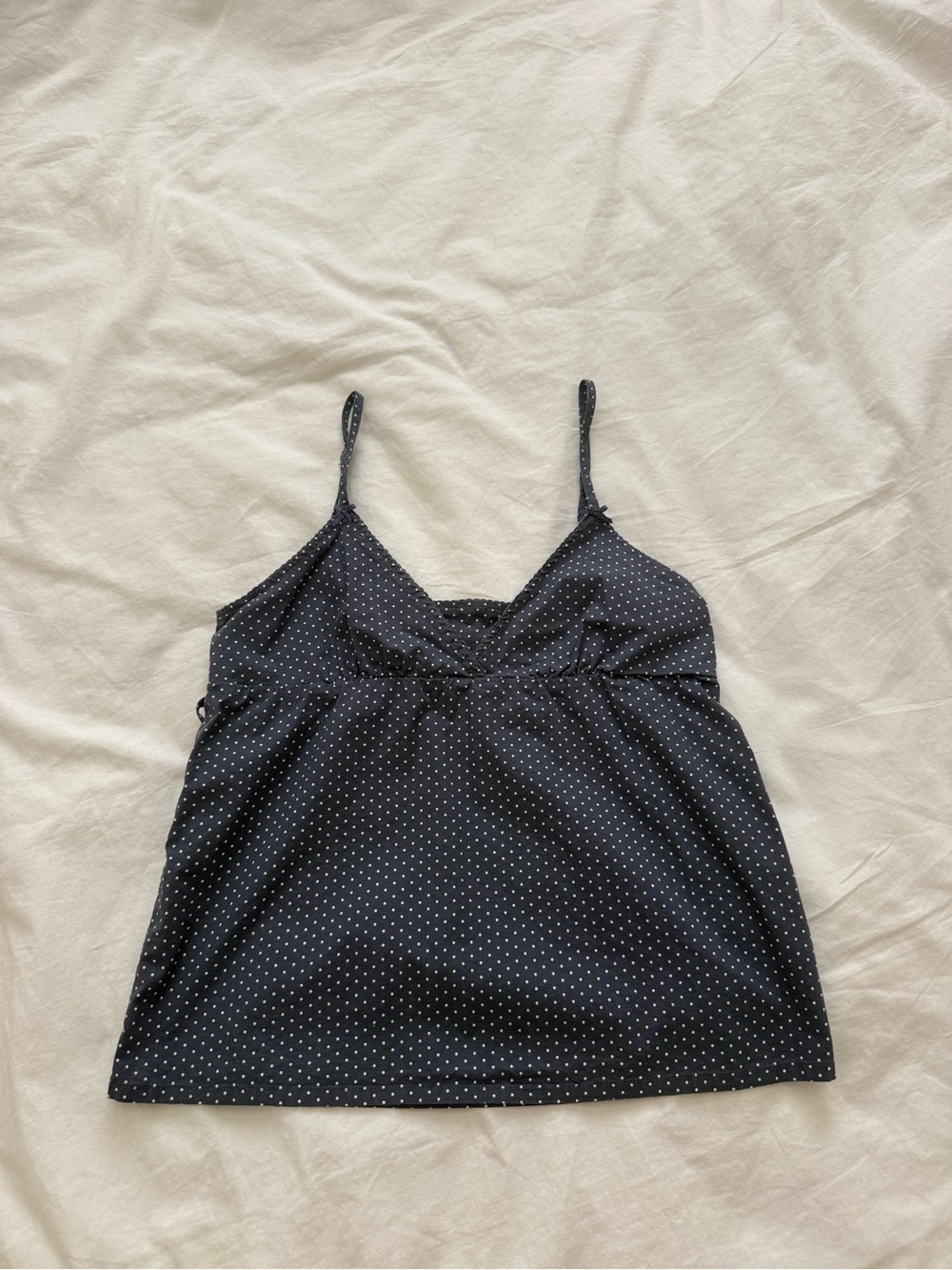 Brandy Melville polka dot tie top